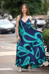 MARINA MAXI SILK DRESS