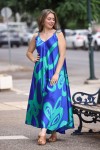 MARINA MAXI SILK DRESS
