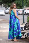 MARINA MAXI SILK DRESS