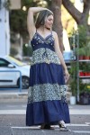 ARIN MAXI BOHO DENIM DRESS