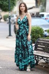 AZURA MAXI SILK DRESS