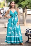 TESA MAXI SILK DRESS