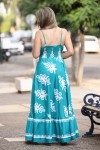 TESA MAXI SILK DRESS