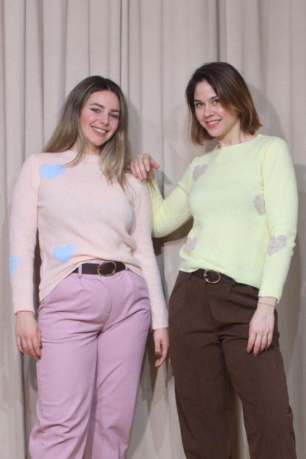 ROUGE ΛΕΠΤΟ ΠΛΕΚΤΟ ΜΕ ΚΑΡΔΙΕΣ