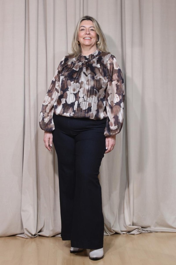 SARLIZ BLOOM ΜΠΛΟΥΖΑ ΜΕ ΛΑΣΤΙΧΟ