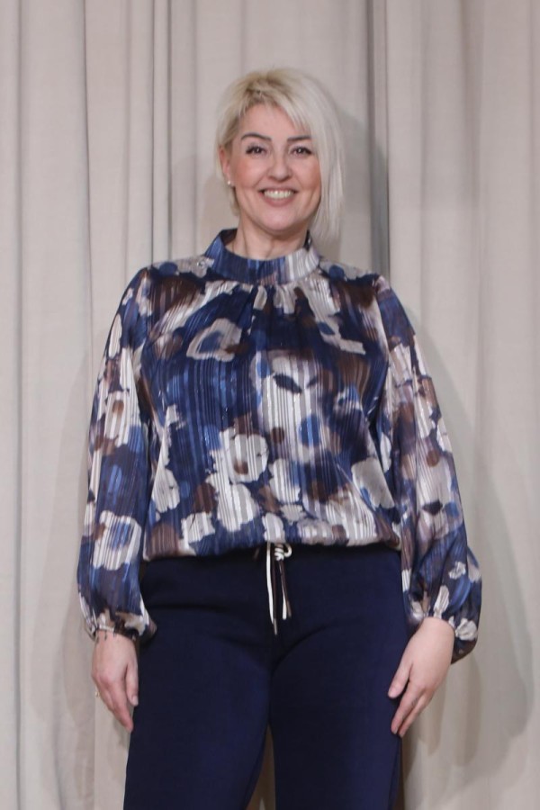 SARLIZ BLOOM ΜΠΛΟΥΖΑ ΜΕ ΛΑΣΤΙΧΟ