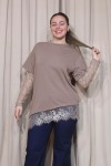 LACE TEE ΜΠΛΟΥΖΑ ΜΕ ΔΑΝΤΕΛΑ