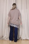 LACE TEE ΜΠΛΟΥΖΑ ΜΕ ΔΑΝΤΕΛΑ