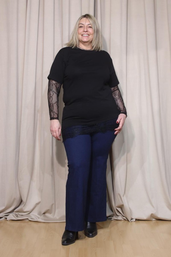 LACE TEE ΜΠΛΟΥΖΑ ΜΕ ΔΑΝΤΕΛΑ