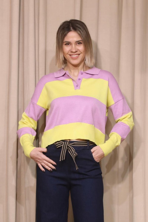 CANDY POLO ΡΙΓΕ ΜΠΛΟΥΖΑ