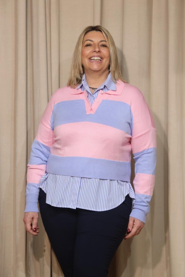 CANDY POLO ΡΙΓΕ ΜΠΛΟΥΖΑ