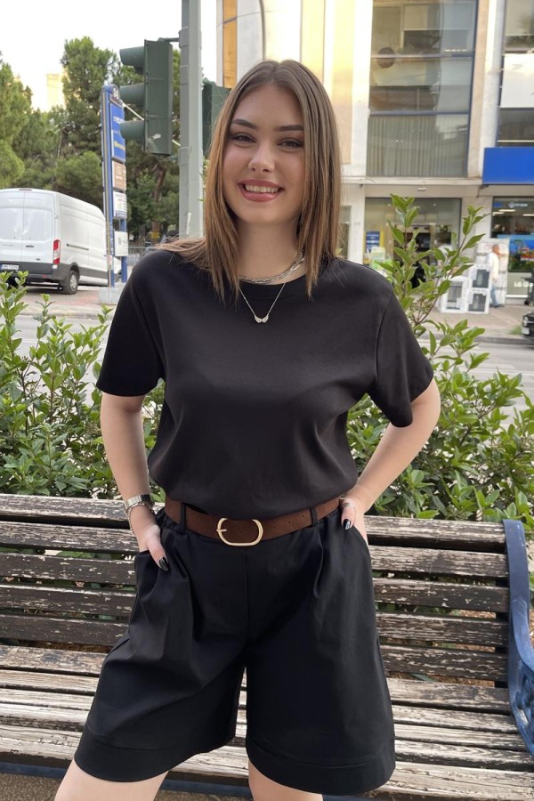 LARIN T-SHIRT ΛΑΙΜΟΚΟΨΗ