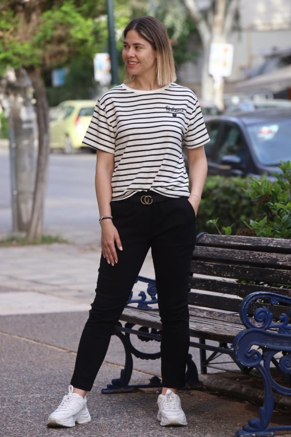 NERY STRIPPED BOHEME T-SHIRT