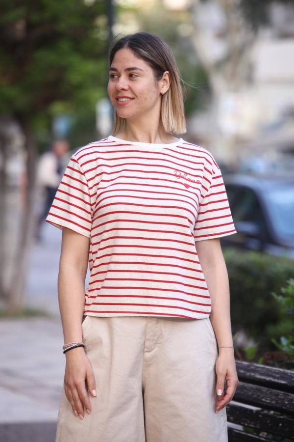 NERY STRIPPED BOHEME T-SHIRT