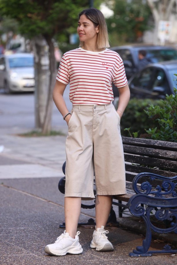 NERY STRIPPED BOHEME T-SHIRT
