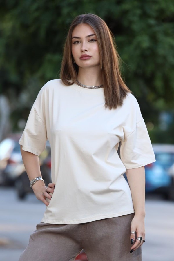HEART LACE T-SHIRT ΜΕ ΔΑΝΤΕΛΑ
