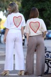 HEART LACE T-SHIRT ΜΕ ΔΑΝΤΕΛΑ