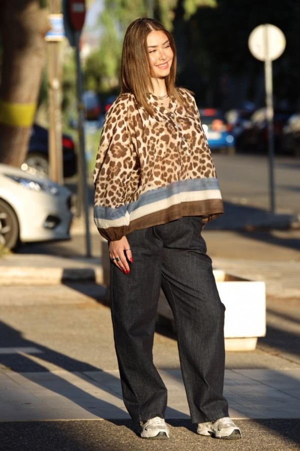 ZENA ANIMAL PRINT ΜΠΛΟΥΖΟΝ