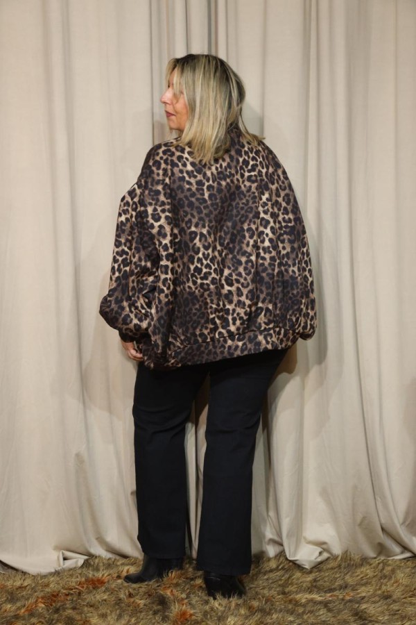 TAREN ANIMAL PRINT JACKET