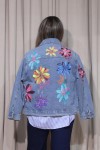 FLOWER POP JEAN JACKET