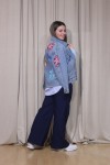 FLOWER POP JEAN JACKET