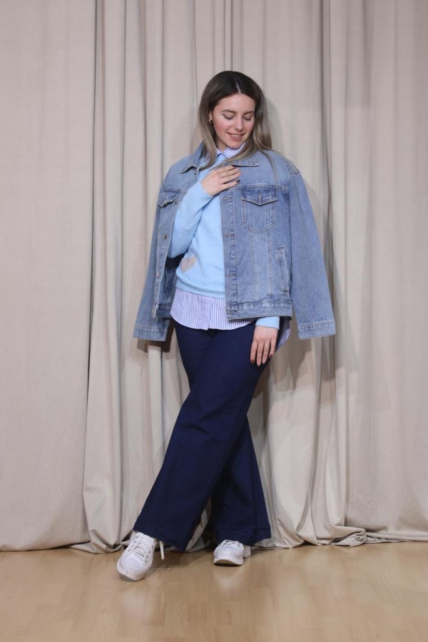 FLOWER POP JEAN JACKET