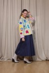 FOLK POP JACKET ΜΕ ΚΕΝΤΗΜΑΤΑ
