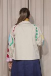 FOLK POP JACKET ΜΕ ΚΕΝΤΗΜΑΤΑ