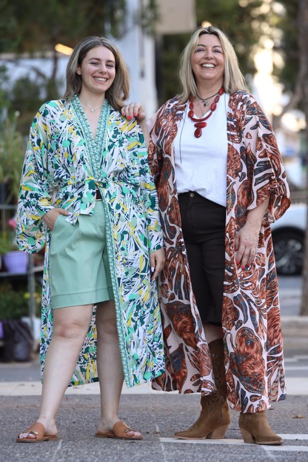 PALMA MAXI SILK KIMONO