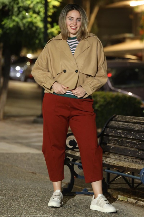 VEDA TRENCH CAMEL JACKET