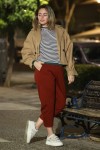 VEDA TRENCH CAMEL JACKET