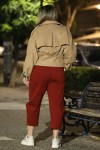 VEDA TRENCH CAMEL JACKET
