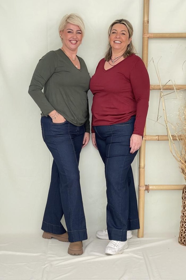 JULIE WIDE LEG JEANS