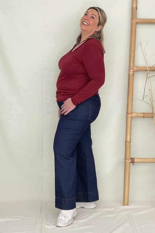 JULIE WIDE LEG JEANS