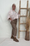 MILA BOTTLE ECO LEATHER PANTS