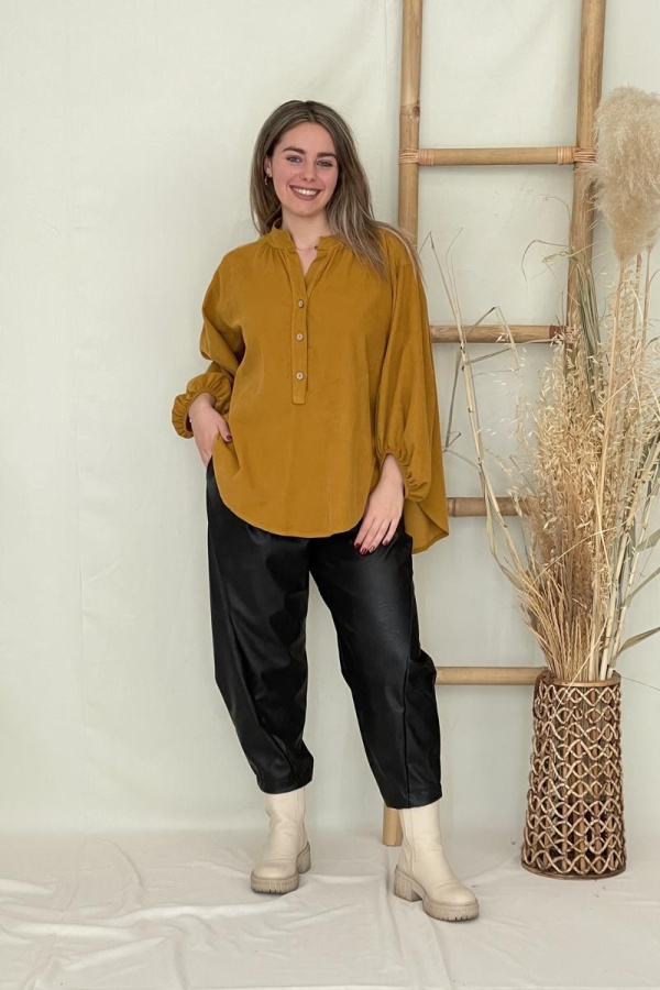 MILA BOTTLE ECO LEATHER PANTS