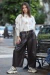EMINA ECO LEATHER PANTS