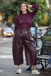 EMINA ECO LEATHER PANTS