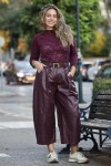 EMINA ECO LEATHER PANTS