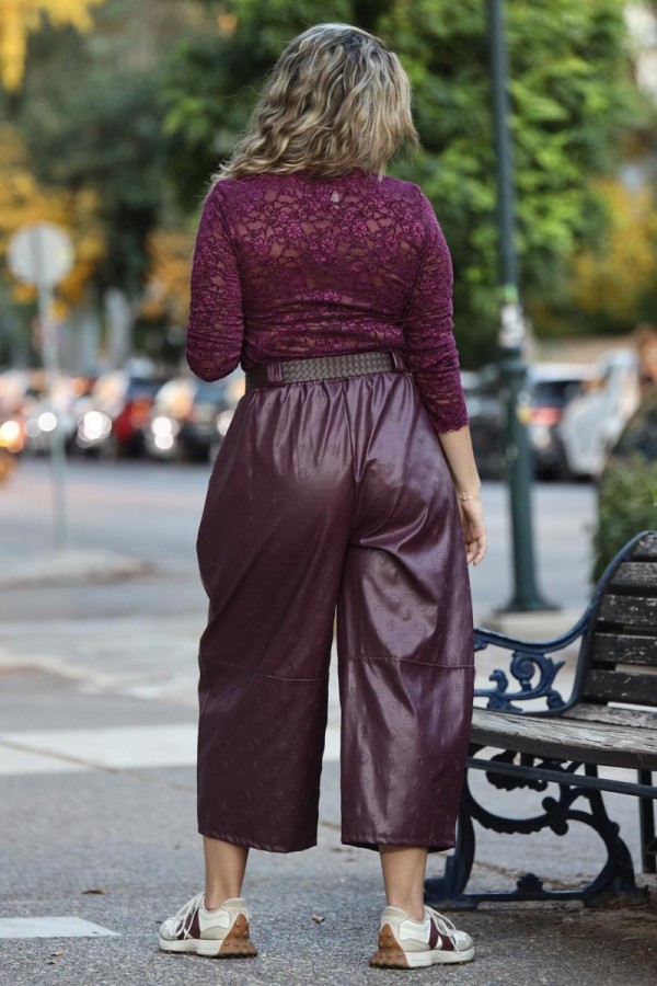 EMINA ECO LEATHER PANTS