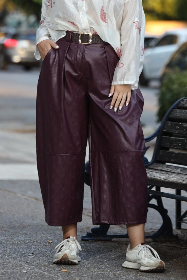 EMINA ECO LEATHER PANTS