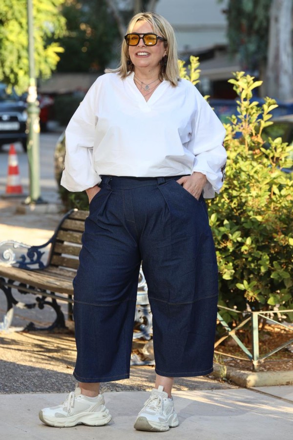NOVA BARREL LEG DENIM ΠΑΝΤΕΛΟΝΑ