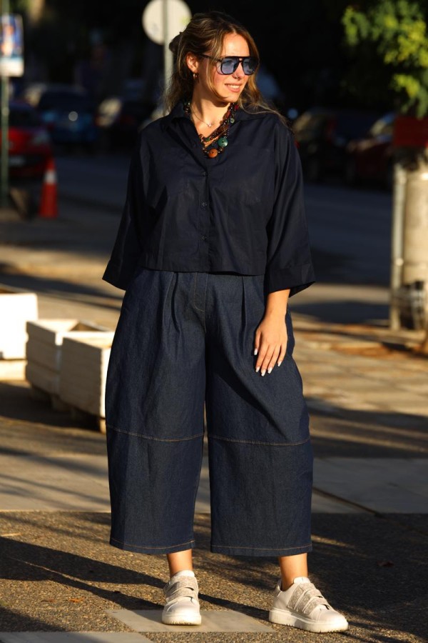 NOVA BARREL LEG DENIM ΠΑΝΤΕΛΟΝΑ