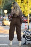 LEONA ANIMAL PRINT DENIM PANTS