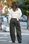 LEONA ANIMAL PRINT DENIM PANTS