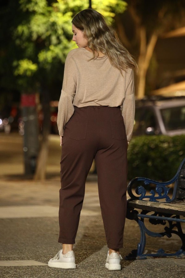 LOREN CASUAL ΒΑΜΒΑΚΕΡΟ ΠΑΝΤΕΛΟΝΙ