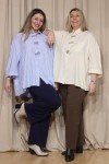 ARLEN OVERSIZED ΠΟΥΚΑΜΙΣΑ ΜΕ ΜΕΓΑΛΑ ΔΙΑΚΟΣΜΗΤΙΚΑ ΚΟΥΜΠΙΑ