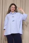 ARLEN OVERSIZED ΠΟΥΚΑΜΙΣΑ ΜΕ ΜΕΓΑΛΑ ΔΙΑΚΟΣΜΗΤΙΚΑ ΚΟΥΜΠΙΑ