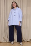 ARLEN OVERSIZED ΠΟΥΚΑΜΙΣΑ ΜΕ ΜΕΓΑΛΑ ΔΙΑΚΟΣΜΗΤΙΚΑ ΚΟΥΜΠΙΑ