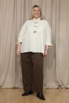 ARLEN OVERSIZED ΠΟΥΚΑΜΙΣΑ ΜΕ ΜΕΓΑΛΑ ΔΙΑΚΟΣΜΗΤΙΚΑ ΚΟΥΜΠΙΑ